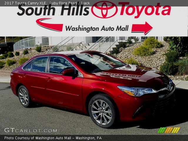 2017 Toyota Camry XLE in Ruby Flare Pearl