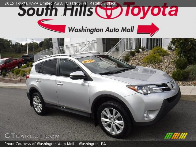 2015 Toyota RAV4 Limited AWD in Classic Silver Metallic