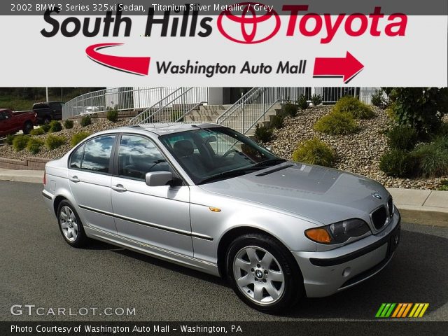 2002 BMW 3 Series 325xi Sedan in Titanium Silver Metallic