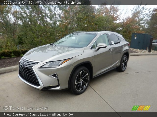 2019 Lexus RX 450h AWD in Atomic Silver