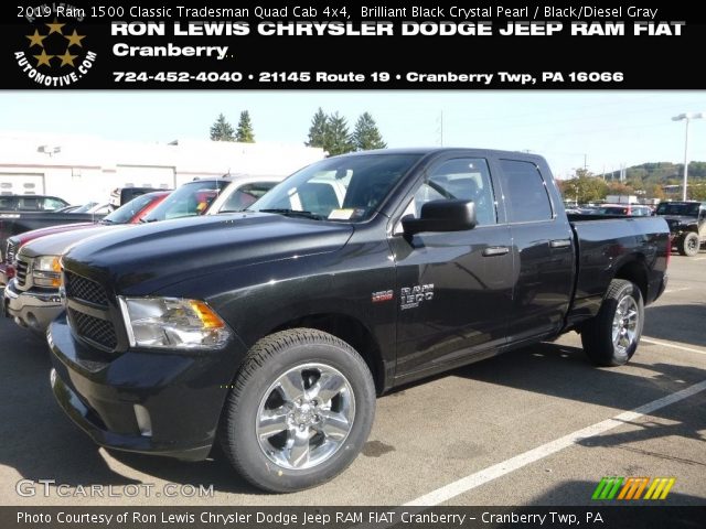 2019 Ram 1500 Classic Tradesman Quad Cab 4x4 in Brilliant Black Crystal Pearl