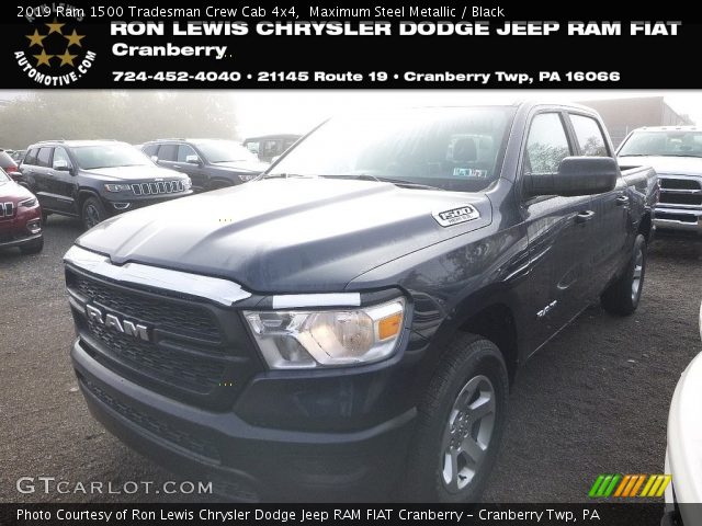 2019 Ram 1500 Tradesman Crew Cab 4x4 in Maximum Steel Metallic