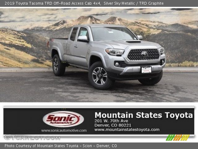 2019 Toyota Tacoma TRD Off-Road Access Cab 4x4 in Silver Sky Metallic