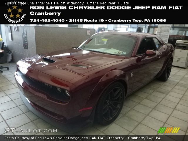 2018 Dodge Challenger SRT Hellcat Widebody in Octane Red Pearl
