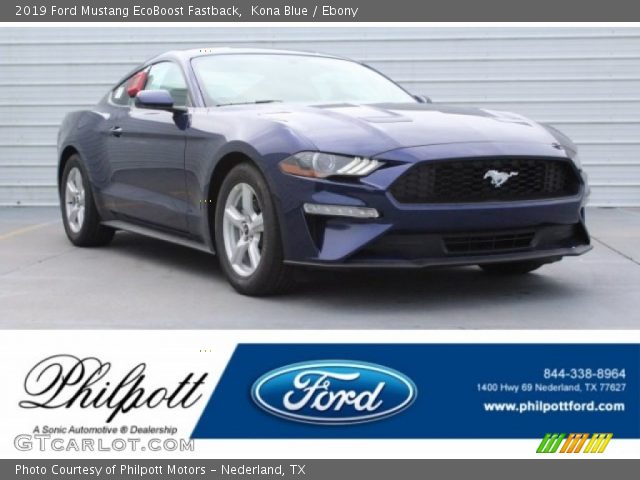 2019 Ford Mustang EcoBoost Fastback in Kona Blue