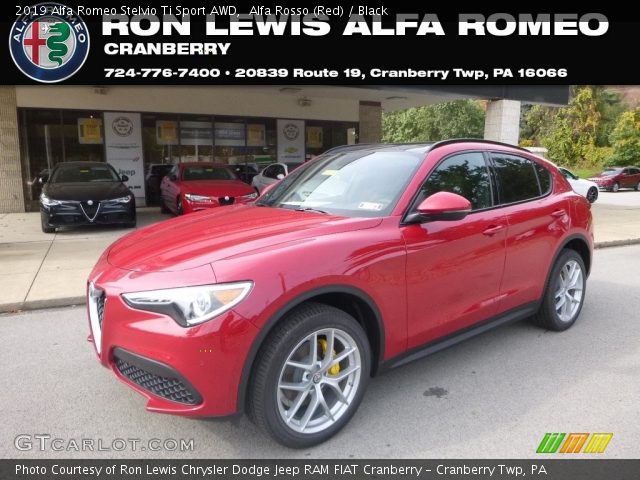 2019 Alfa Romeo Stelvio Ti Sport AWD in Alfa Rosso (Red)