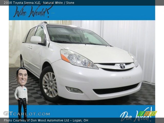 2008 Toyota Sienna XLE in Natural White