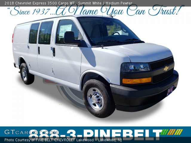 2018 Chevrolet Express 3500 Cargo WT in Summit White