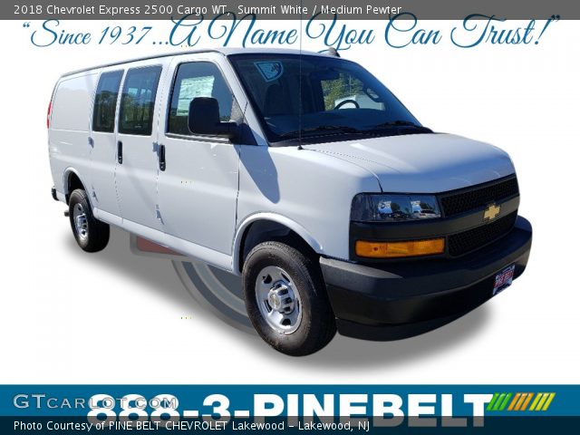 2018 Chevrolet Express 2500 Cargo WT in Summit White