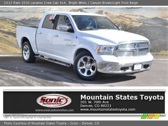 2013 Ram 1500 Laramie Crew Cab 4x4 in Bright White