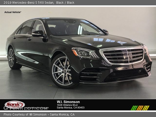 2019 Mercedes-Benz S 560 Sedan in Black