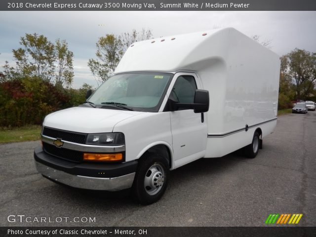 2018 Chevrolet Express Cutaway 3500 Moving Van in Summit White