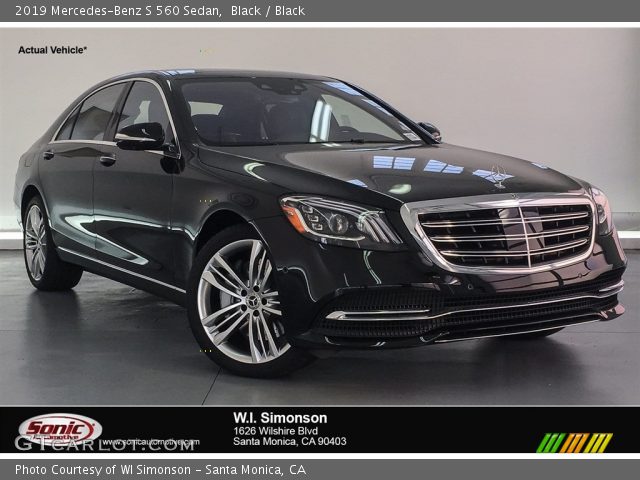 2019 Mercedes-Benz S 560 Sedan in Black