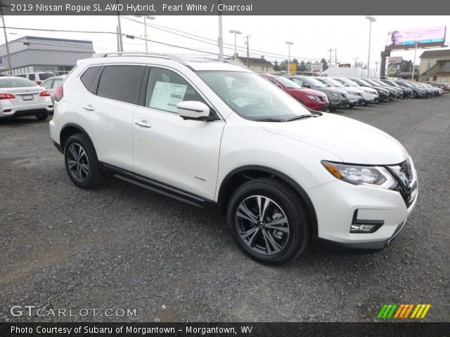 2019 Nissan Rogue SL AWD Hybrid in Pearl White