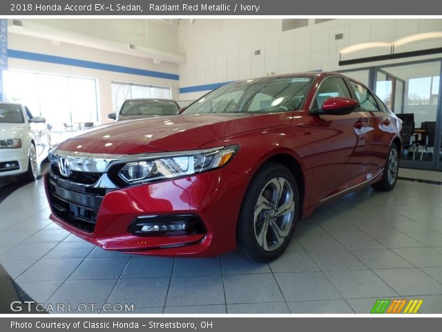 2018 Honda Accord EX-L Sedan in Radiant Red Metallic