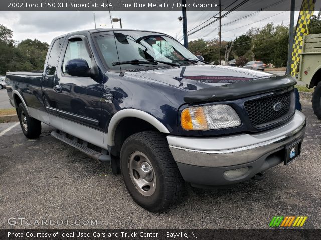 2002 Ford F150 XLT SuperCab 4x4 in True Blue Metallic