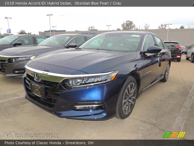 2018 Honda Accord EX Hybrid Sedan in Obsidian Blue Pearl