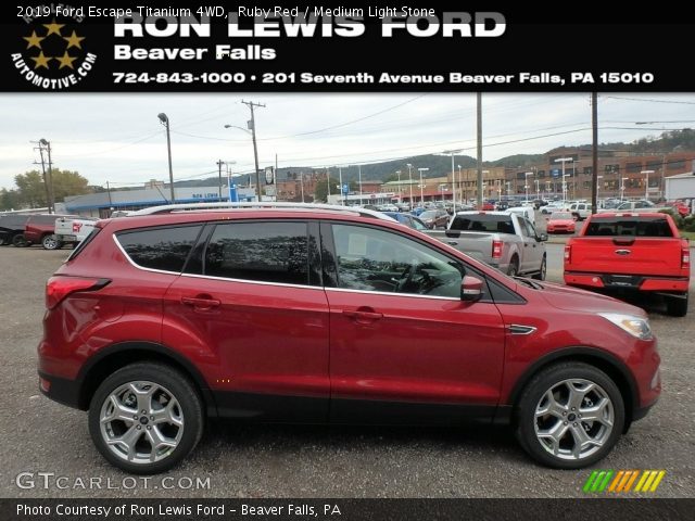 2019 Ford Escape Titanium 4WD in Ruby Red