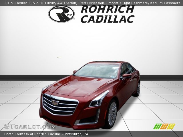 2015 Cadillac CTS 2.0T Luxury AWD Sedan in Red Obsession Tintcoat
