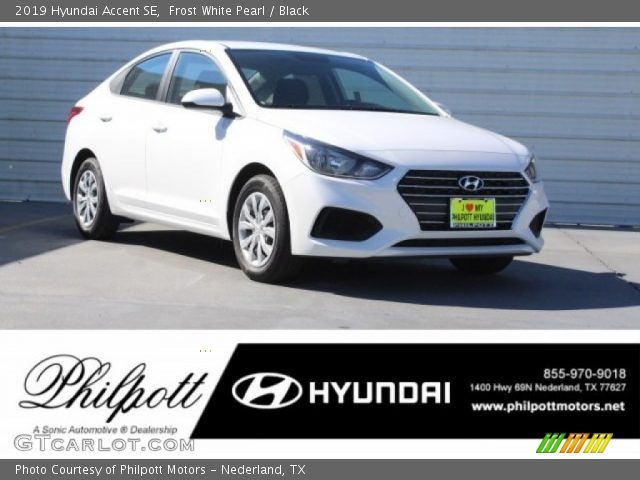 2019 Hyundai Accent SE in Frost White Pearl