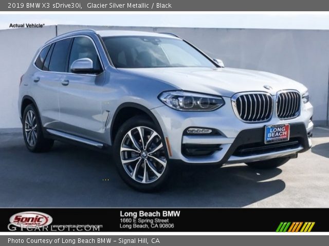 2019 BMW X3 sDrive30i in Glacier Silver Metallic