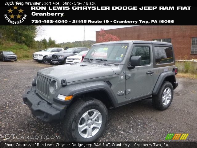 2018 Jeep Wrangler Sport 4x4 in Sting-Gray