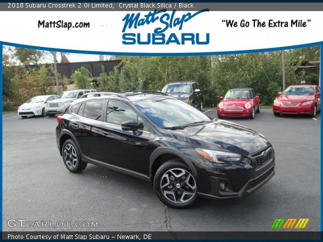 2018 Subaru Crosstrek 2.0i Limited in Crystal Black Silica