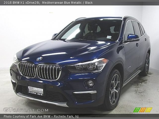 2018 BMW X1 xDrive28i in Mediterranean Blue Metallic