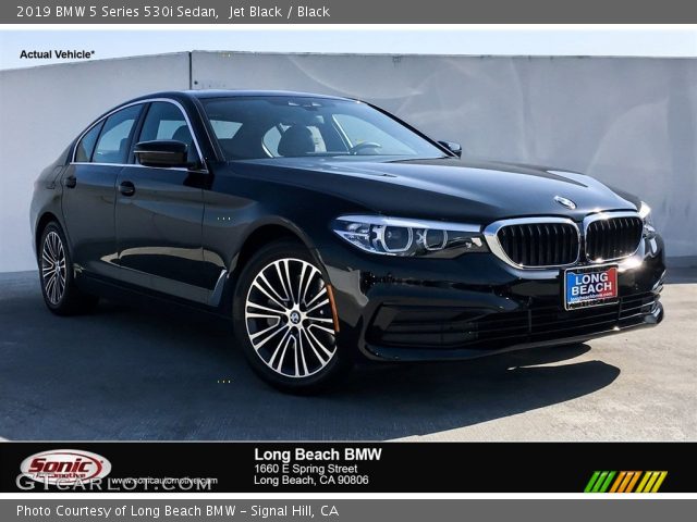 2019 BMW 5 Series 530i Sedan in Jet Black