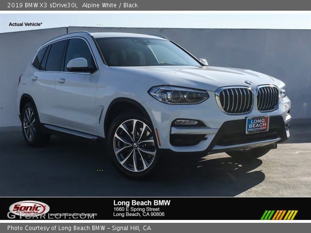 2019 BMW X3 sDrive30i in Alpine White