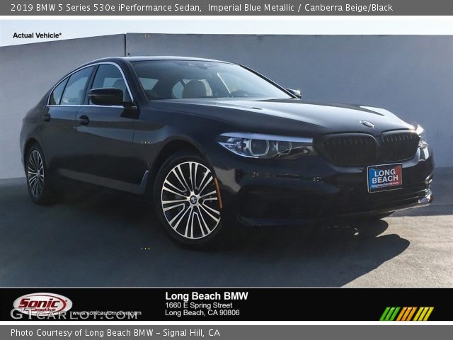2019 BMW 5 Series 530e iPerformance Sedan in Imperial Blue Metallic