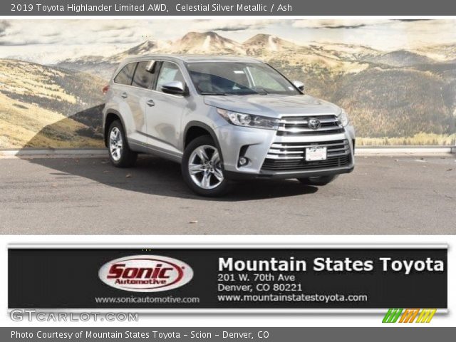 2019 Toyota Highlander Limited AWD in Celestial Silver Metallic