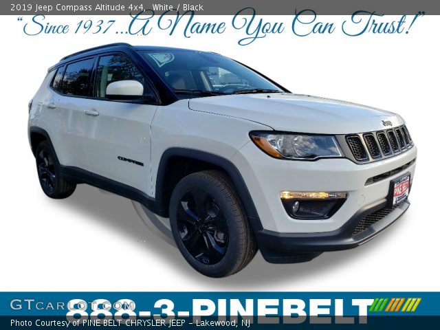 2019 Jeep Compass Altitude 4x4 in White