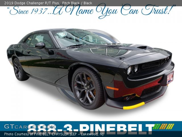 2019 Dodge Challenger R/T Plus in Pitch Black