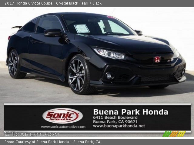 2017 Honda Civic Si Coupe in Crystal Black Pearl