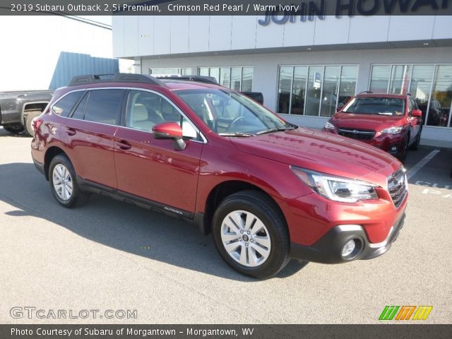 2019 Subaru Outback 2.5i Premium in Crimson Red Pearl