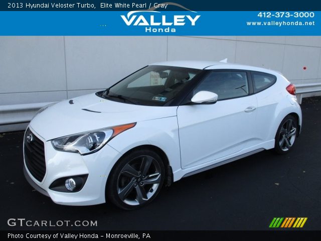 2013 Hyundai Veloster Turbo in Elite White Pearl