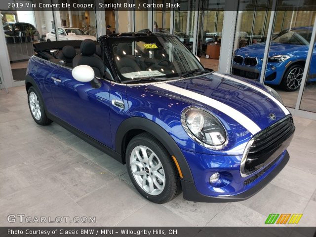 2019 Mini Convertible Cooper in Starlight Blue