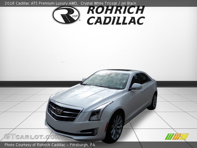 2018 Cadillac ATS Premium Luxury AWD in Crystal White Tricoat