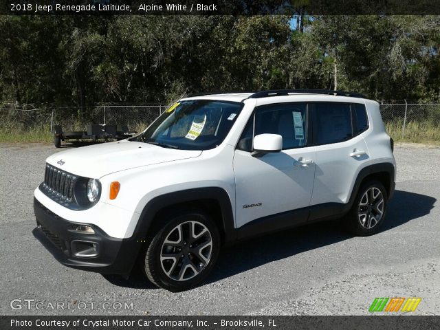 2018 Jeep Renegade Latitude in Alpine White
