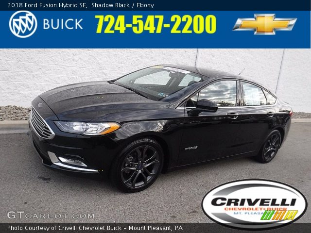 2018 Ford Fusion Hybrid SE in Shadow Black