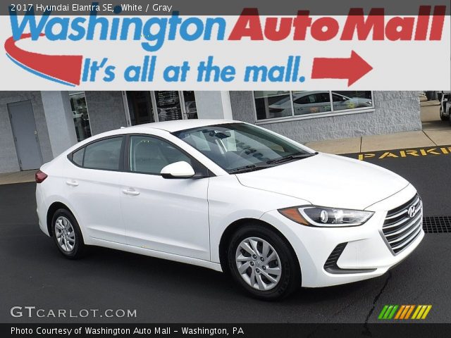 2017 Hyundai Elantra SE in White