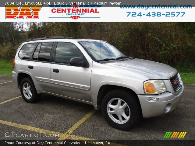 2004 GMC Envoy SLE 4x4 in Liquid Silver Metallic