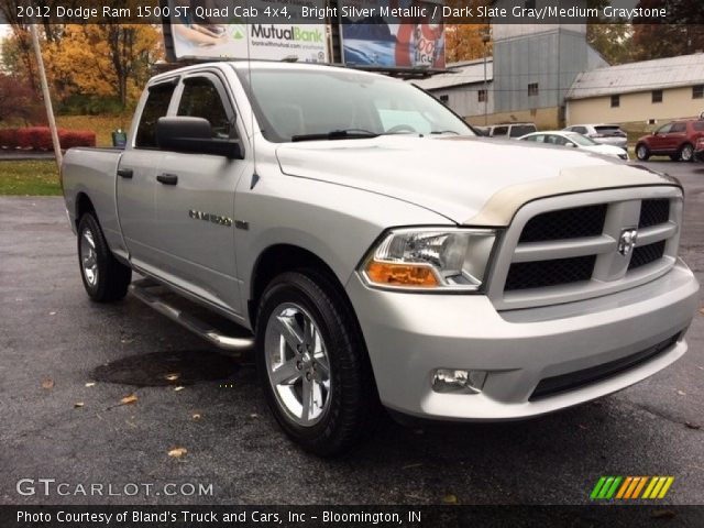 2012 Dodge Ram 1500 ST Quad Cab 4x4 in Bright Silver Metallic