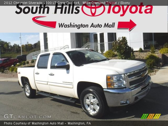 2012 Chevrolet Silverado 1500 LT Crew Cab 4x4 in White Diamond Tricoat
