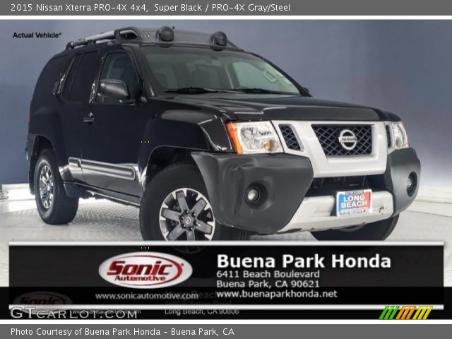 2015 Nissan Xterra PRO-4X 4x4 in Super Black