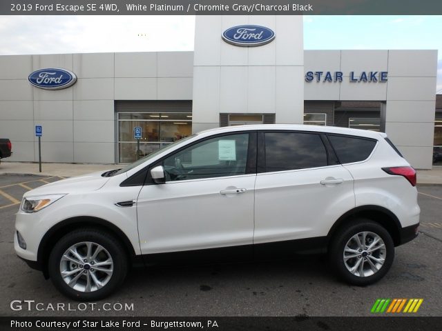 2019 Ford Escape SE 4WD in White Platinum