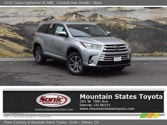 2019 Toyota Highlander SE AWD in Celestial Silver Metallic