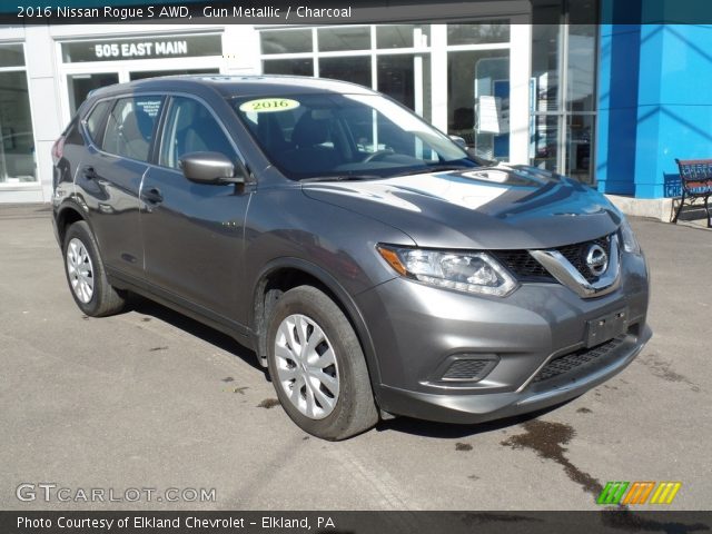 2016 Nissan Rogue S AWD in Gun Metallic