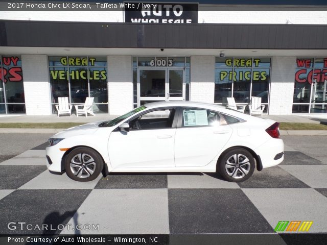 2017 Honda Civic LX Sedan in Taffeta White